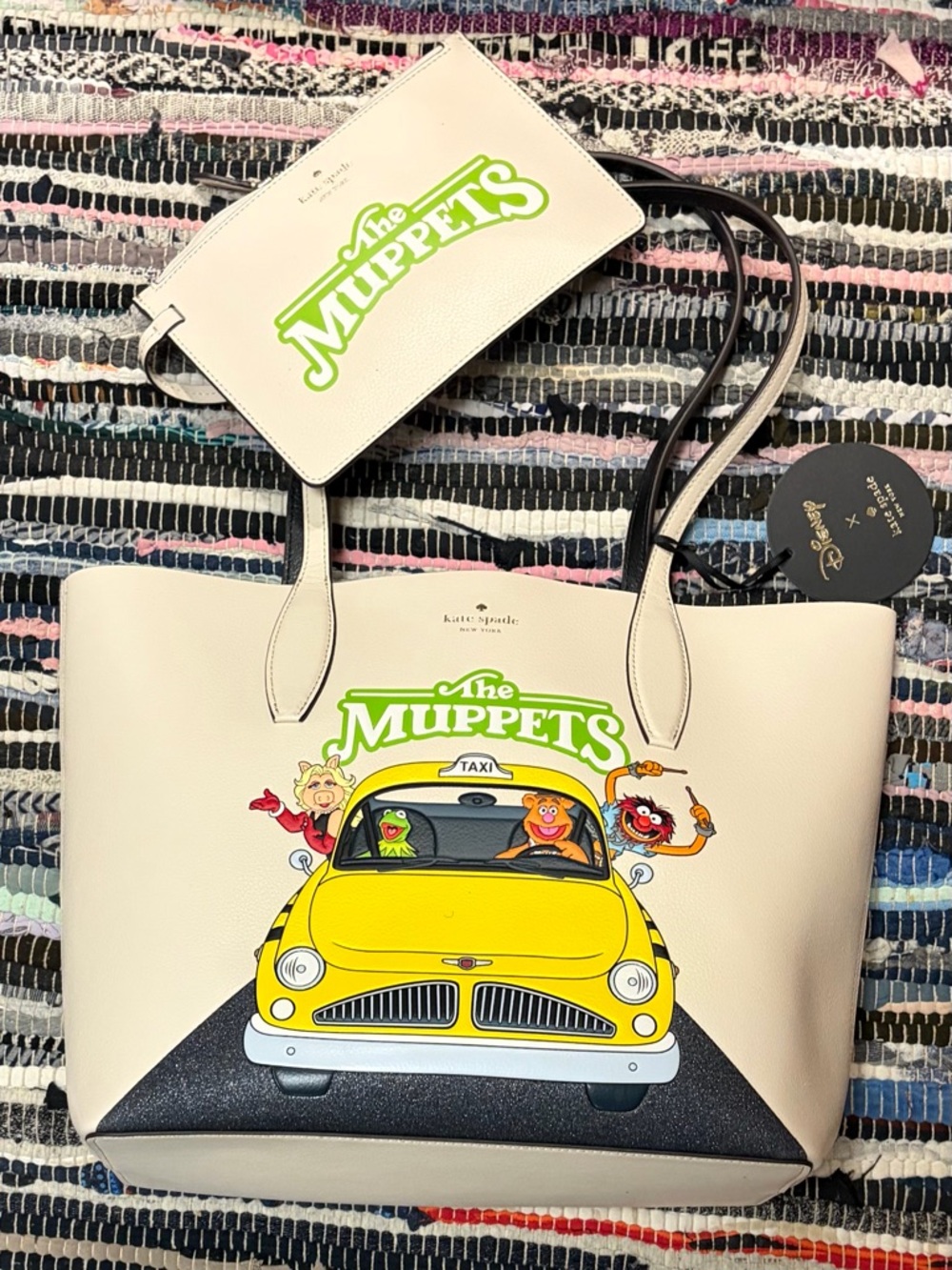 ♠️ Kate Spade New York X Disney Muppets Tote, Parchment NWT READ - Picture 2 of 6